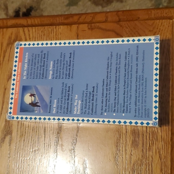 Scholastic Owl Moon Caldecott Classics VHS Tape - Picture 2 of 6